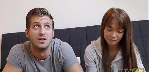 HUNT4K. Babe betrügt BF mit Jäger, der ihnen Unterkunft geben könnte